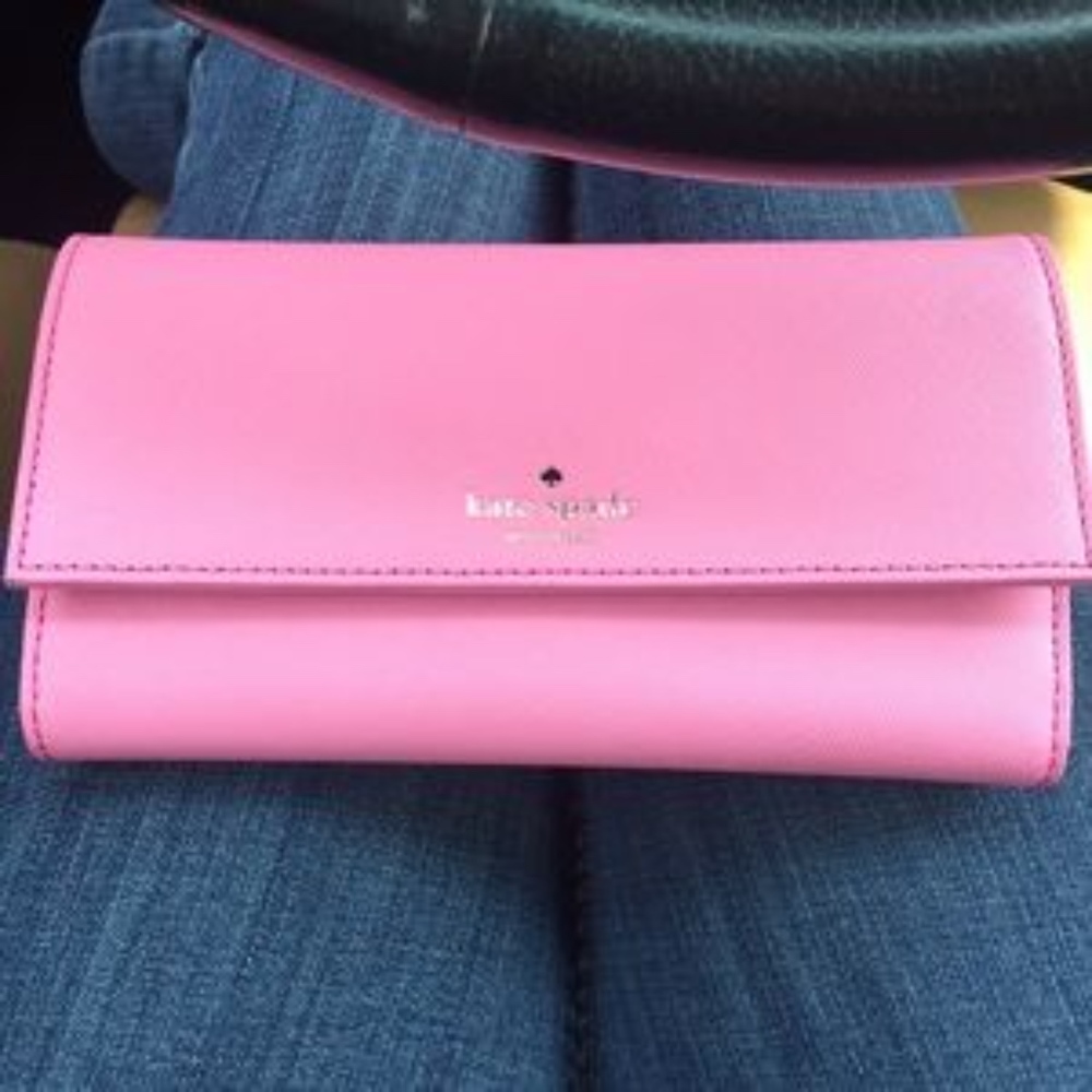 ❤ Kate Spade Bubble Gum Pink Phone Wallet